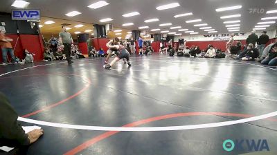 130 lbs Rr Rnd 2 - Daxton Downing, TopGuns 15U vs Gunner Blevins, Ponca City