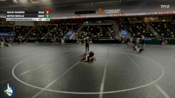 157 lbs 11th Place Match - Malik Warren, DeKalb vs Bryce Neville, New Lenox (Lincoln-Way West)