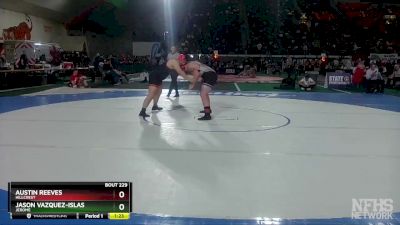 4A 220 lbs Quarterfinal - Jason Vazquez-Islas, Jerome vs Austin Reeves, Hillcrest