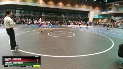 155 lbs Cons. Round 3 - Kendra Johnston, Grants Pass vs Alyvia McKenzie, Shasta