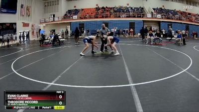 138 lbs Champ. Round 1 - Theodore McCord, St. Mary`s Anapolis vs Evan Clarke, Our Lady Of Mt. Carmel