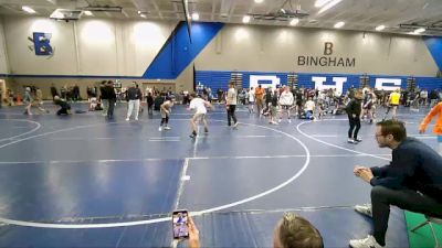 80 lbs Cons. Semi - Owen Beckstead, Sanderson Wrestling Academy vs Lucas Ord, Charger Wrestling Club