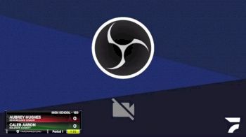 160 lbs Champ. Round 2 - Aubrey Hughes, Beauregard Swarm vs Caleb Aaron, Baldwin County