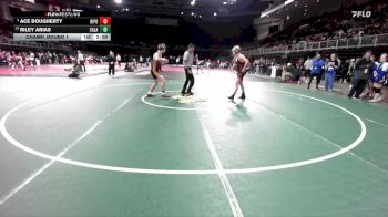 138 lbs Champ. Round 1 - Ace Dougherty, Ripon vs Riley Arias, Calaveras