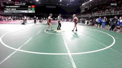 138 lbs Champ. Round 1 - Ace Dougherty, Ripon vs Riley Arias, Calaveras