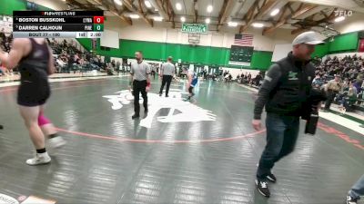 190 lbs Quarterfinal - Darren Calhoun, Pinedale vs Boston Busskohl, Lyman