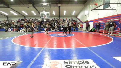 82-89 lbs Rr Rnd 1 - Presley Maturino, Broken Arrow Girls vs Hayden Smith, Broken Arrow Girls