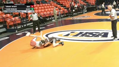 3A 106 lbs Champ. Round 1 - Kane Robles, Joliet (Catholic Academy) vs Brady Myatt, Fox Lake (Grant)