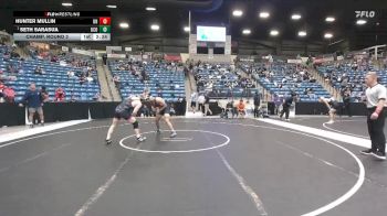 184 lbs Champ. Round 2 - Seth Sarasua, Central Oklahoma vs Hunter Mullin, Unattached