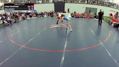 140 lbs Tiana Crawford, Texas Red vs Sela Rozov, New Jersey