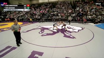 4A 138 lbs Cons. Round 2 - Liam Armstrong, Hurricane vs Tate Mosher, Ridgeline