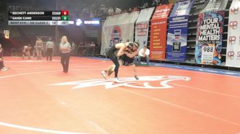 150 Class 2 lbs Cons. Round 1 - Beckett Anderson, St. Charles West vs Gaige Carr, Excelsior Springs