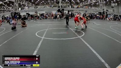 107 lbs Semis (4 Team) - Addison Burke, FIWC Sassy Lassies vs Rose Kirkwood, Curby Polar Bears