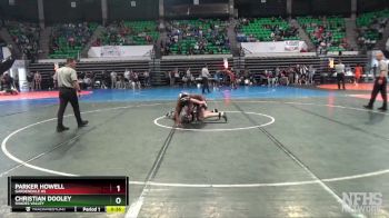 6A 150 lbs Cons. Round 1 - Parker Howell, Gardendale Hs vs Christian Dooley, Shades Valley