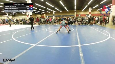 126 lbs Consi Of 16 #1 - Brian Ayers II, Funky Town Wrestling Club vs Mario Martinez, RGV Warrior Wrestling Club