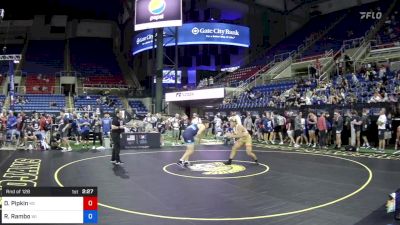 220 lbs Rnd Of 128 - Draven Pipkin, Kansas vs Ryan Rambo, Wisconsin