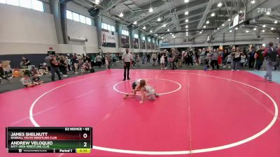 65 lbs Cons. Round 5 - James Shelnutt, Randall Youth Wrestling Club vs Andrew Veloquio, Katy Area Wrestling Club