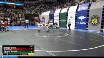 160 Class 3 lbs Cons. Round 3 - Peyton Shaver, Festus vs Carter Epema, Jefferson City