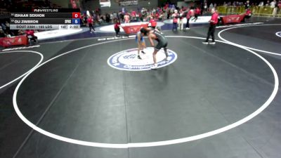 165 lbs Champ. Rd Of 32 - Ishaan Sekhon vs Oli Zimbron, San Pedro High School Wrestling