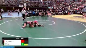 118 lbs Quarterfinal - Victoria Perales, Northridge vs Journey Ruiz, Chatfield