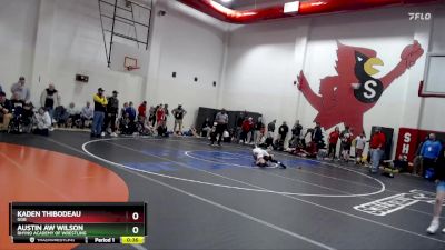 106 lbs Quarterfinal - Kaden Thibodeau, GGB vs Austin AW Wilson, Rhyno Academy Of Wrestling