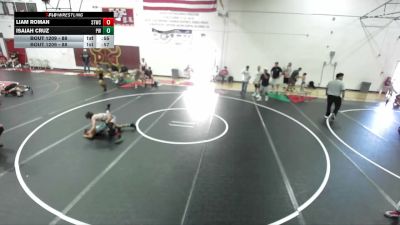 88 lbs Round 4 - Liam Roman, LAWC vs Isaiah Cruz, Pounders WC