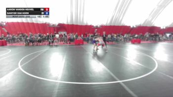 215 lbs Cons. Round 2 - Aaron Vanden Heuvel, Freedom Wrestling Club vs Sawyer Van Horn, Ellsworth Wrestling