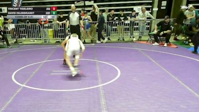 91 lbs Consi Of 8 #1 - Vincent Tigeleiro, Jersey 74 vs David Hildebrandt, Gentile Trained