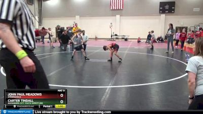 70 lbs Cons. Round 5 - Carter Tindall, Alexander City Youth Wrestling vs John Paul Meadows, Stronghold