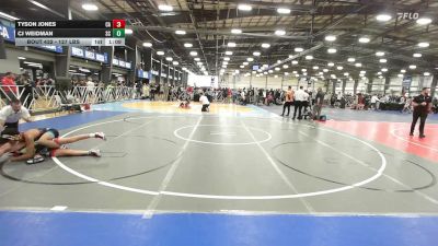 127 lbs Round Of 64 - Tyson Jones, CA vs Cj Weidman, SC