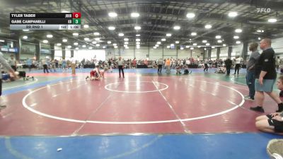 132 lbs Rr Rnd 1 - Tyler Taber, Journeymen Red - HSB vs Gabe Campanelli, Kraken Black - HSB