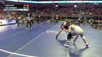 1A-175 lbs 5th Place Match - Mason Hoyt, Iowa Valley, Marengo vs Alex Tiedemann, Northwood-Kensett