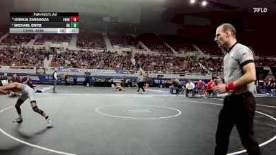 113-D2 Cons. Semi - Michael Ortiz, Deer Valley High School vs Joshua Zaragoza, Flowing Wells High School