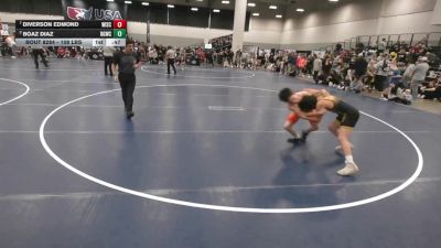 108 lbs Quarters - Diverson Edmond, Wisconsin vs Boaz Diaz, Big Game Wrestling Club