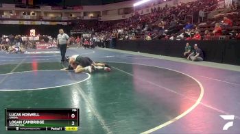 5A 160 lbs Cons. Round 2 - Lucas Hoswell, Sandia vs Logan Cambridge, Farmington