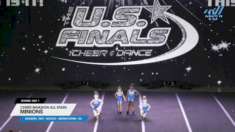 Cheer Invasion All Stars - Minions [2024 L1 Tiny - Novice - Restrictions - D2 Day 1] 2024 The U.S. Finals: Myrtle Beach