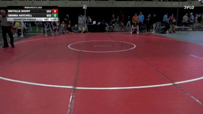 132 lbs Quarterfinal - Briyelle Short, Croydon vs Gemma Hatchell, Middletown