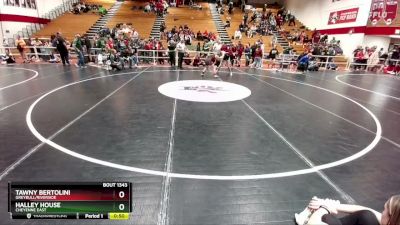 130 lbs Cons. Round 4 - Halley House, Cheyenne East vs Tawny Bertolini, Greybull/Riverside