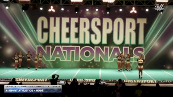 A1 Spirit Athletics - Rosé [2026 L3 Junior - D2 - Small - A Day 2] 2026 CHEERSPORT National All Star Cheerleading Championship