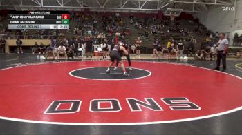 157 lbs Cons. Round 3 - Anthony Marquez, Santa Ana College vs Erinn Jackson, Moorpark CCC