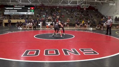 157 lbs Cons. Round 3 - Anthony Marquez, Santa Ana College vs Erinn Jackson, Moorpark CCC