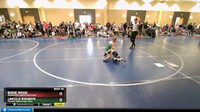 54 lbs Round 4 - Lincoln Raksnys, Talons Wrestling Team vs Bodie Wood, Bear River Wrestling Club