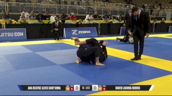 Raven Lavania Norris vs Ana Beatriz Alves Sant'anna 2025 Pan Jiu Jitsu IBJJF Championship