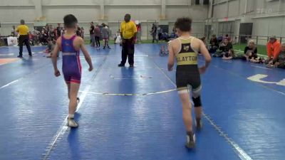 70 lbs Final - William Kershisnik, Untouchables 9u vs Walker Slayton, Jacket Wrestling Club