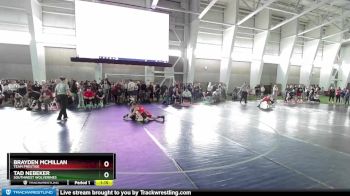 100 lbs Champ. Round 1 - Tad Nebeker, Southwest Wolverines vs Brayden McMillan, Team Prestige