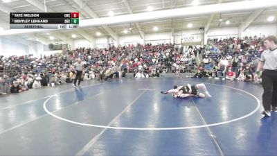 100 lbs Semifinal - Tate Nielson, Champions Wrestling Club vs Bentley Lenhard, Shootbox Wrestling Club