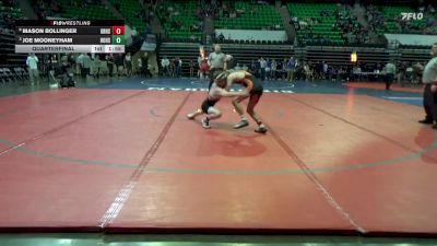 7A 120 lbs Quarterfinal - Joe Mooneyham, Hoover vs Mason Bollinger, Grissom Hs