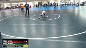 70 lbs Quarterfinals (8 Team) - Rayce Peters, LSH (LeSueur/Henderson) vs Teeg Mursu, NYM (New York Mills)