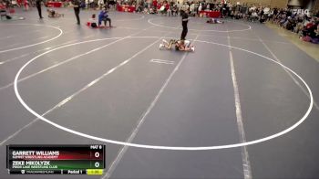 77 lbs Cons. Round 3 - Garrett Williams, Summit Wrestling Academy vs Zeke Mikolyzk, Prior Lake Wrestling Club
