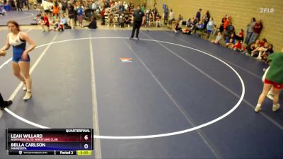 Quarterfinal - Leah Willard, Northern Elite Wrestling Club vs Bella Carlson, Minnesota